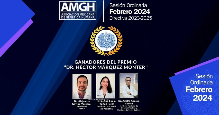 Ganadores premio Dr. Héctor Márquez Monter 2023.